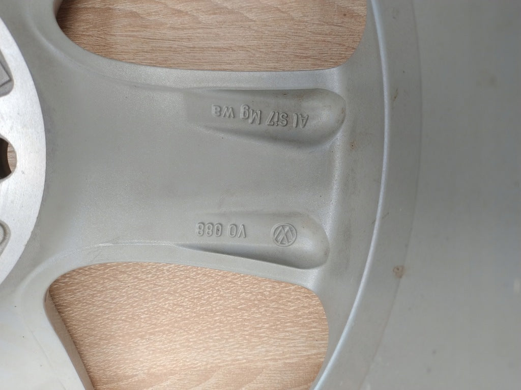 1x Alufelge 17 Zoll 7.0" 5x112 54ET Glanz 1K0071497 VW Touran Golf Rim Wheel FEL1633557292fh