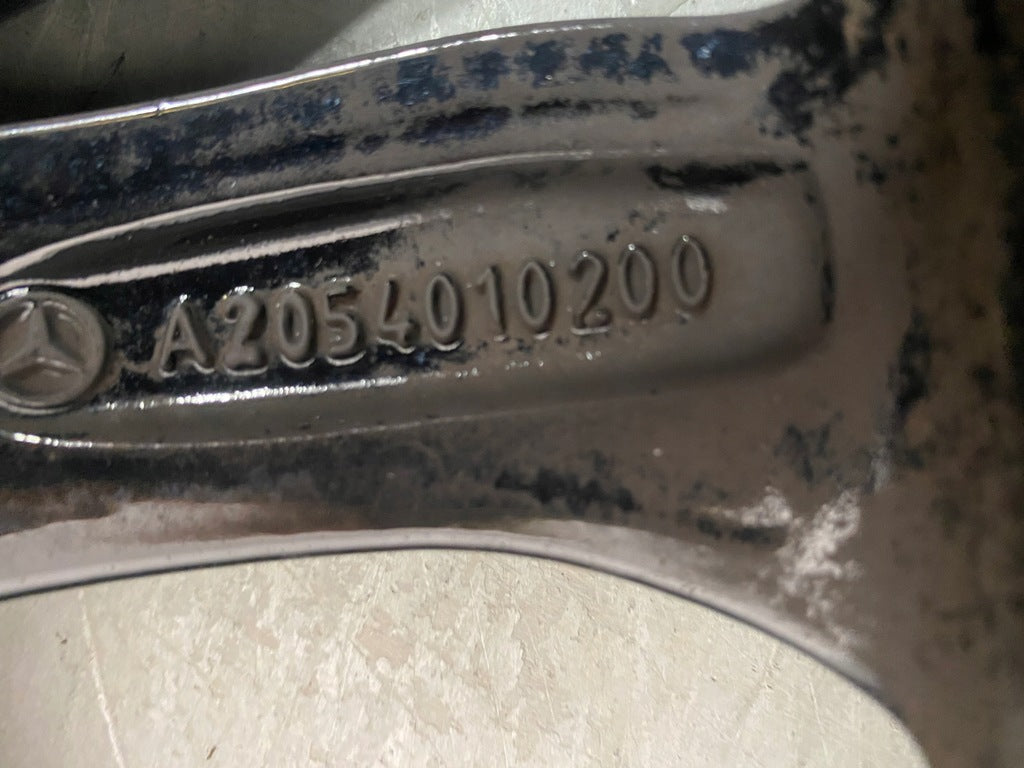 1x Alufelge 17 Zoll 7.0" 5x112 38ET Glanz Graphit A2054010200 Mercedes-Benz W205 FEL2666414927ok