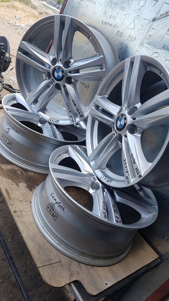 1x Alufelge 18 Zoll 7.5" 5x120 45ET Glanz Silber 7845852 BMW 1 F20 Rim Wheel FEL9562190623ov