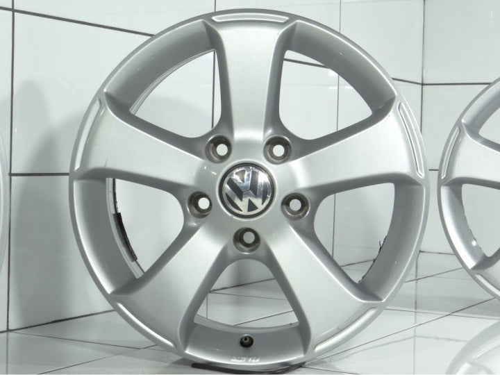 4x Alufelge 17 Zoll 7.5" 5x130 50ET Glanz Silber 7P0071497 VW Touareg Rim Wheel FEL4148173316pi