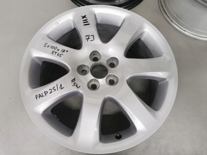 1x Alufelge 17 Zoll 7.0" 5x100 45ET Glanz Silber 42611-05150-A Lexus Avensis FEL6052935430qw