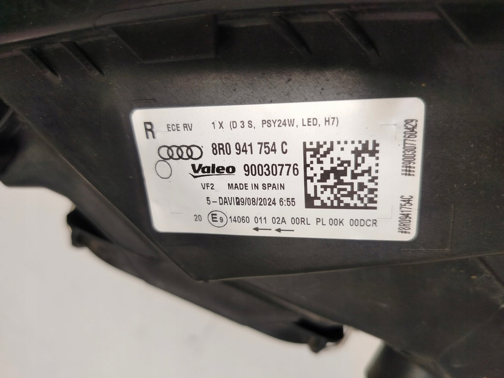 Frontscheinwerfer Audi Q5 8R0941754C LED Rechts Scheinwerfer Headlight SCH6880387637bt