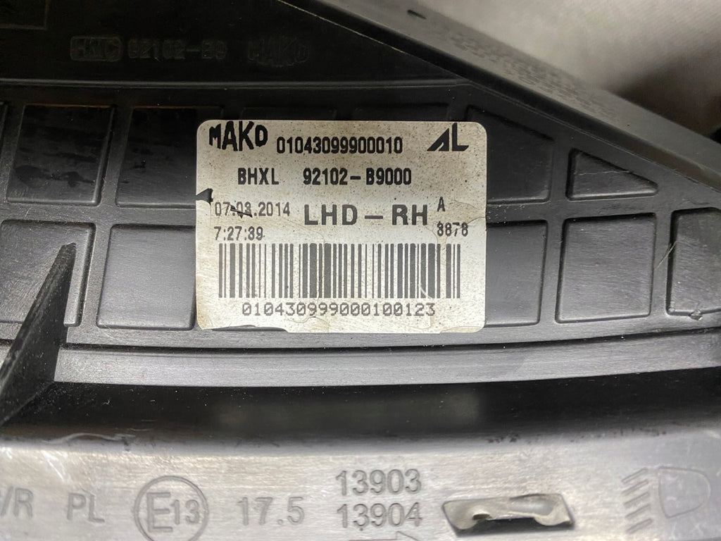 Frontscheinwerfer Hyundai I10 92102-B8000 LED Rechts Scheinwerfer Headlight