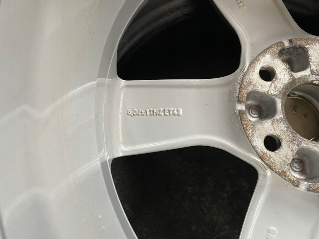 4x Alufelge 17 Zoll 6.0" 5x112 48ET Glanz Silber 8V0071497 Audi Rim Wheel FEL7021505375jc