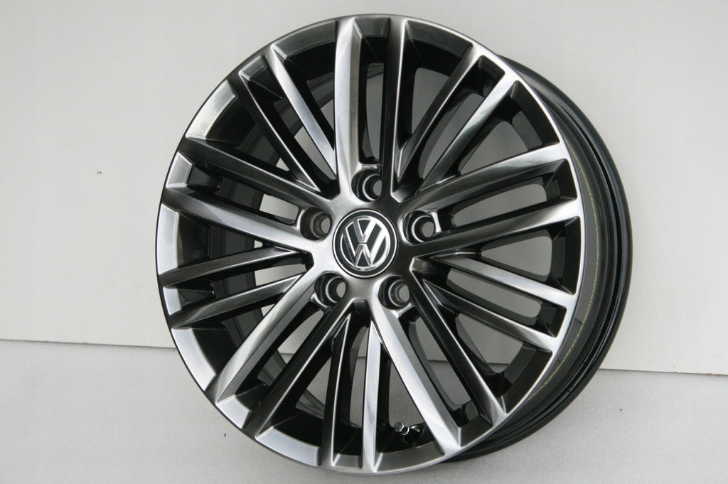 4x Alufelge 16 Zoll 6.5" 5x112 Glanz 5G0601025AT VW Passat Beetle Touran Jetta FEL1225635254wi