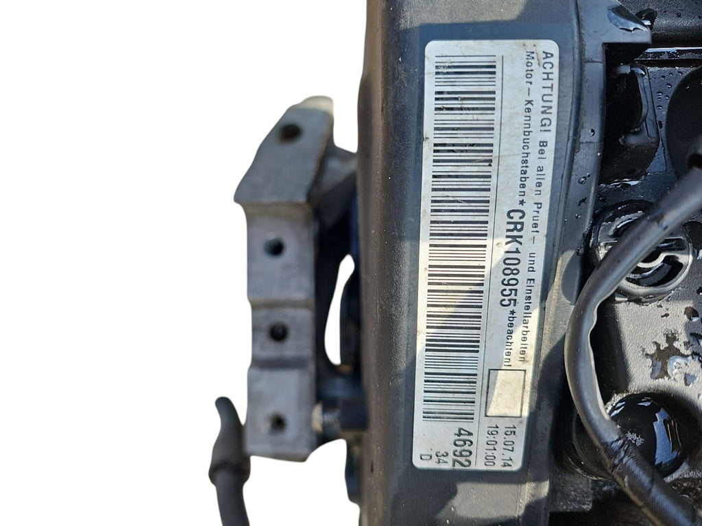 Motor Audi B8 PASSAT GOLF VII LEON III EOS CRK 1.6 TDI 2014 Diesel Komplett