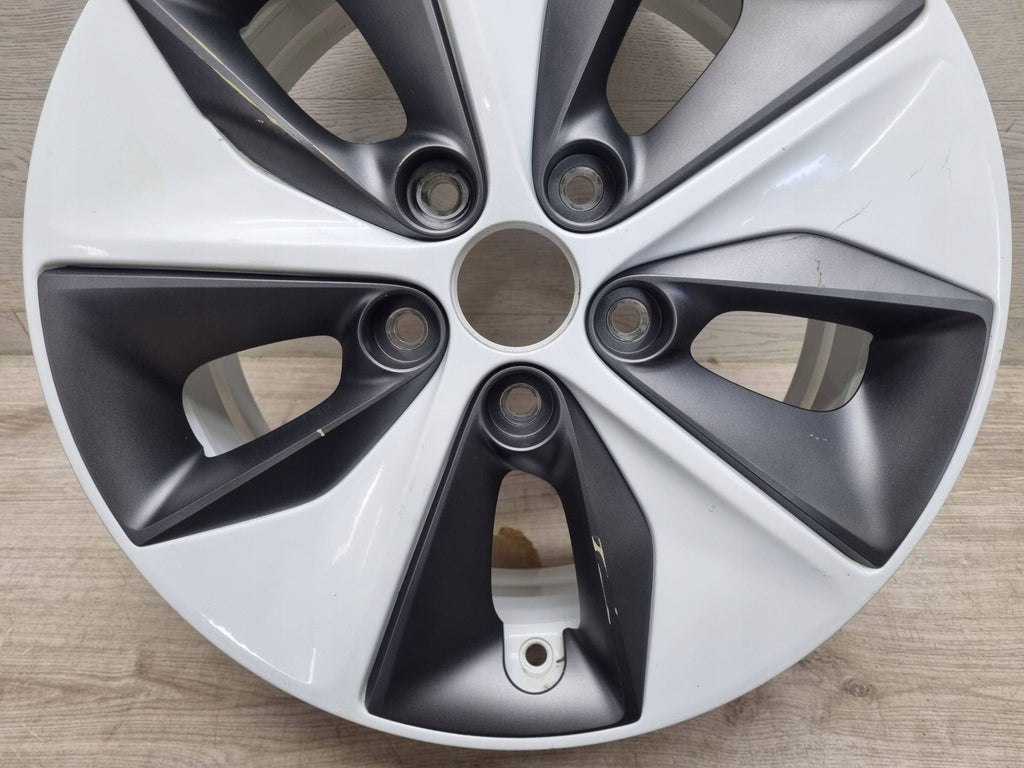 1x Alufelge 16 Zoll 6.5" 5x114.3 50ET Matt Weiß 52910-G7200 Hyundai Ioniq FEL1940527957wh