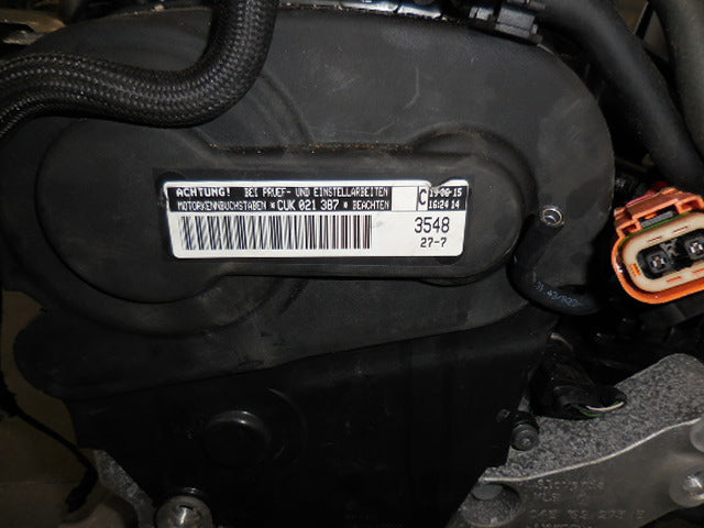 Motor Audi VW A3 I CUK 1.4 TFSI 3Km Benzin Engine Komplett MOT9545633453mi