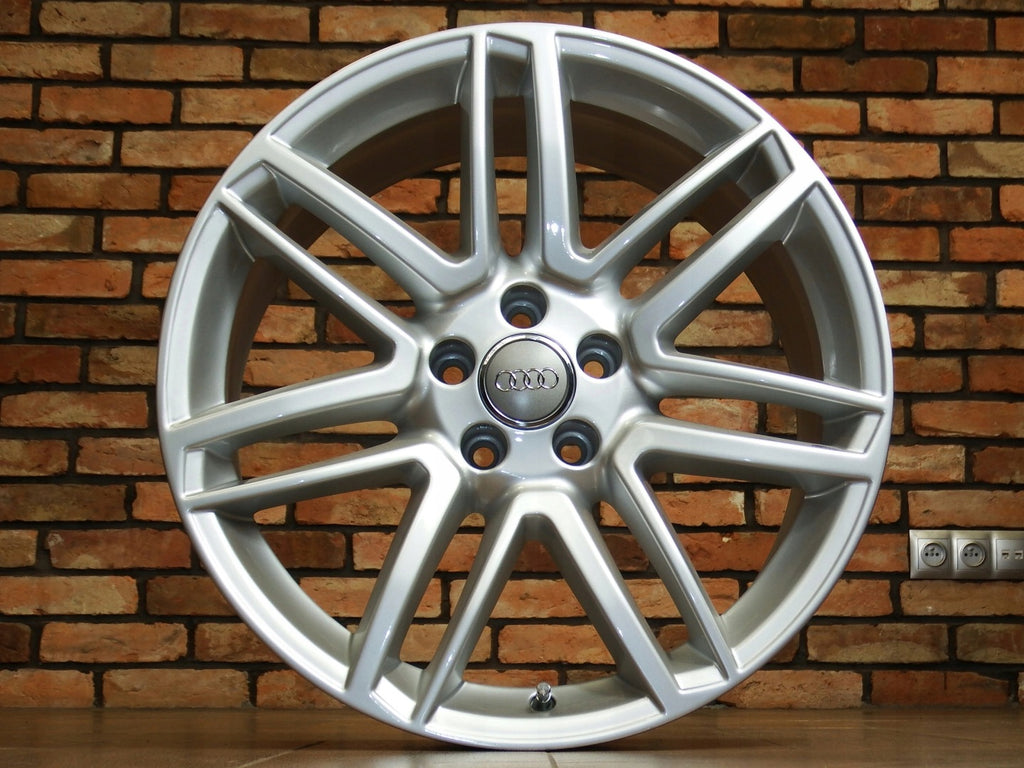 4x Alufelge 19 Zoll 9.0" 5x112 32ET Glanz Silber 4H0601025CA Audi A5 A8 FEL5116873844bi