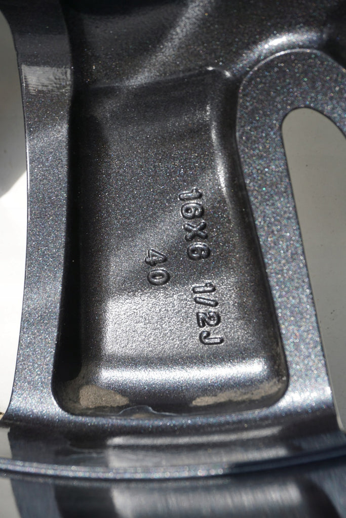 1x Alufelge 16 Zoll 6.5" 5x114.3 40ET Glanz Graphit N856014 Mg Pulsar Rim Wheel