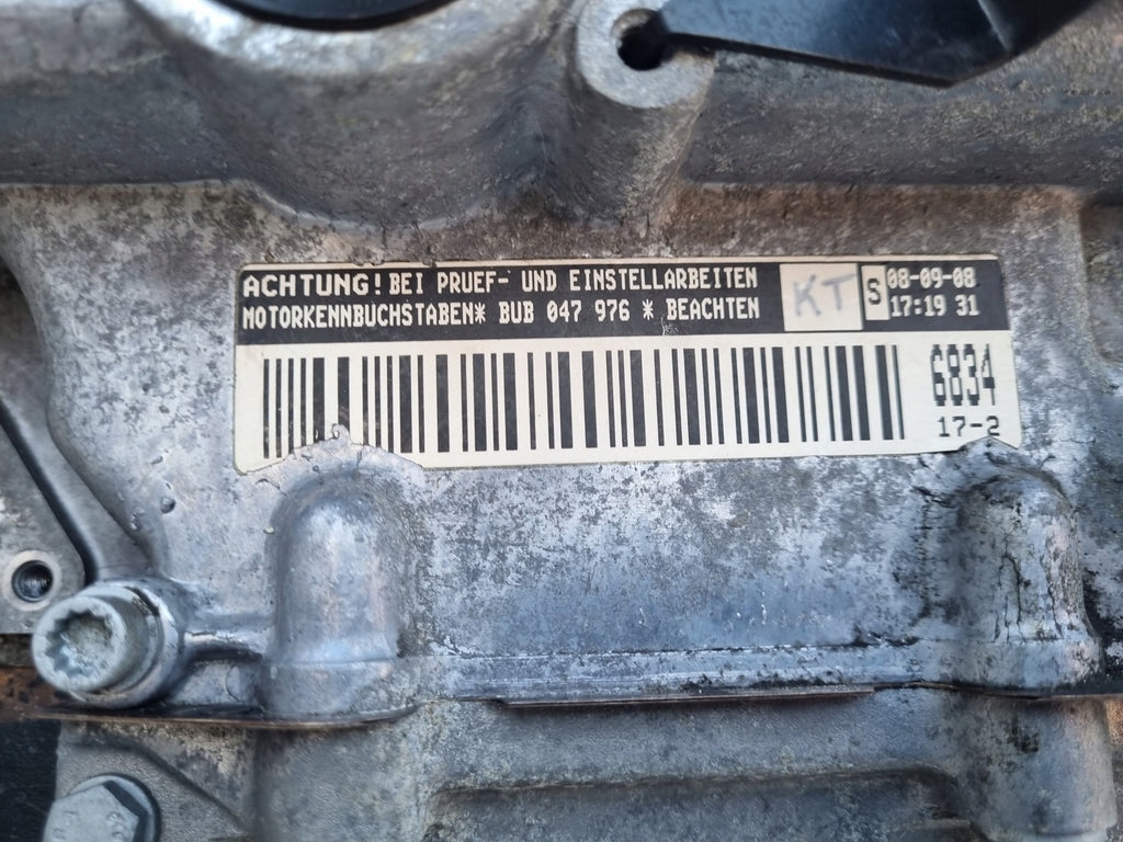 Motor VW Golf V BUB 3.2 250PS 184kW 127TKm 2003 Benzin Engine Unkomplett