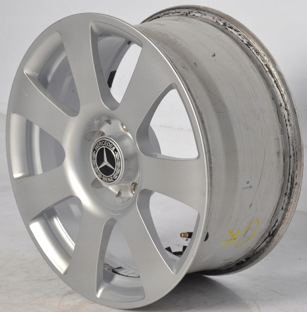 4x Alufelge 17 Zoll 8.0" 5x112 43ET Glanz Silber A2214010202 Mercedes-Benz Viano FEL7852057166xw