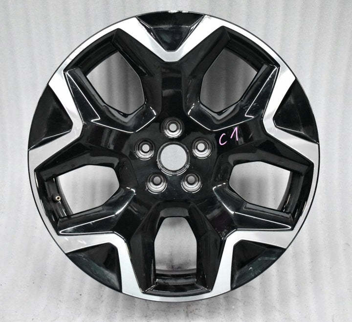 1x Alufelge 19 Zoll 7.0" 5x108 38ET Glanz Schwarz 9839910080 Peugeot Rim Wheel FEL2668505368dx