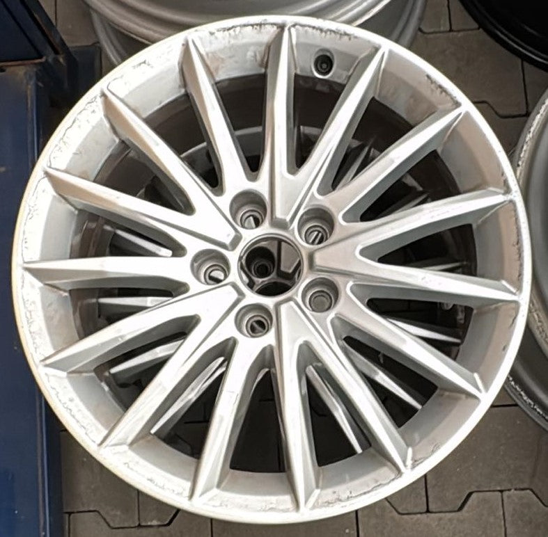 1x Alufelge 17 Zoll 7.5" 5x112 29ET Silber 8W9601025 Audi Rim Wheel FEL4082438491rv