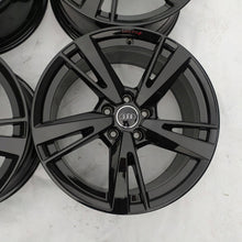 Laden Sie das Bild in den Galerie-Viewer, 4x Alufelge 18 Zoll 8.0" 5x112 46ET Glanz Schwarz 8Y0601025N Audi Rim Wheel FEL2183447185dn