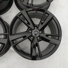 Load image into Gallery viewer, 4x Alufelge 18 Zoll 8.0" 5x112 46ET Glanz Schwarz 8Y0601025N Audi Rim Wheel FEL2183447185dn
