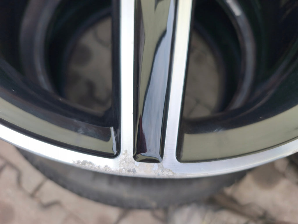 1x Alufelge 18 Zoll 8.5" 5x112 49ET Matt Schwarz Mercedes-Benz W205 Rim Wheel FEL3163456359on