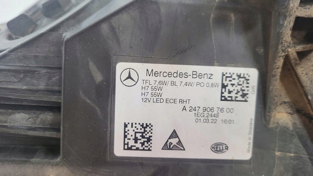 Frontscheinwerfer Mercedes-Benz W246 A2479067600 Rechts Scheinwerfer Headlight SCH9321966639eo