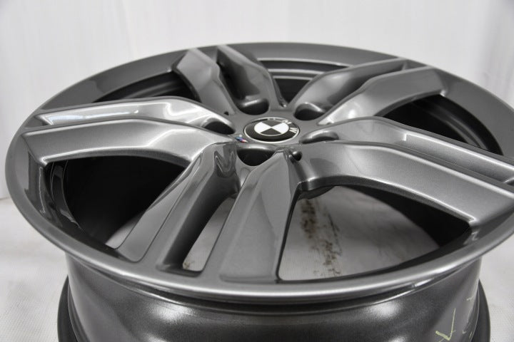 4x Alufelge 18 Zoll 7.5" 5x112 51ET Glanz Silber 7850456 BMW F48 Mg Rim Wheel FEL8123894480mi