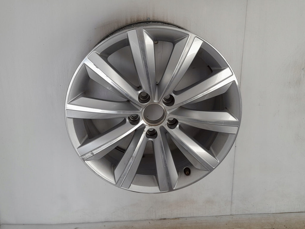 1x Alufelge 17 Zoll 7.5" 5x112 47ET Glanz Silber 3AA601025F VW I Rim Wheel FEL3101279725jj