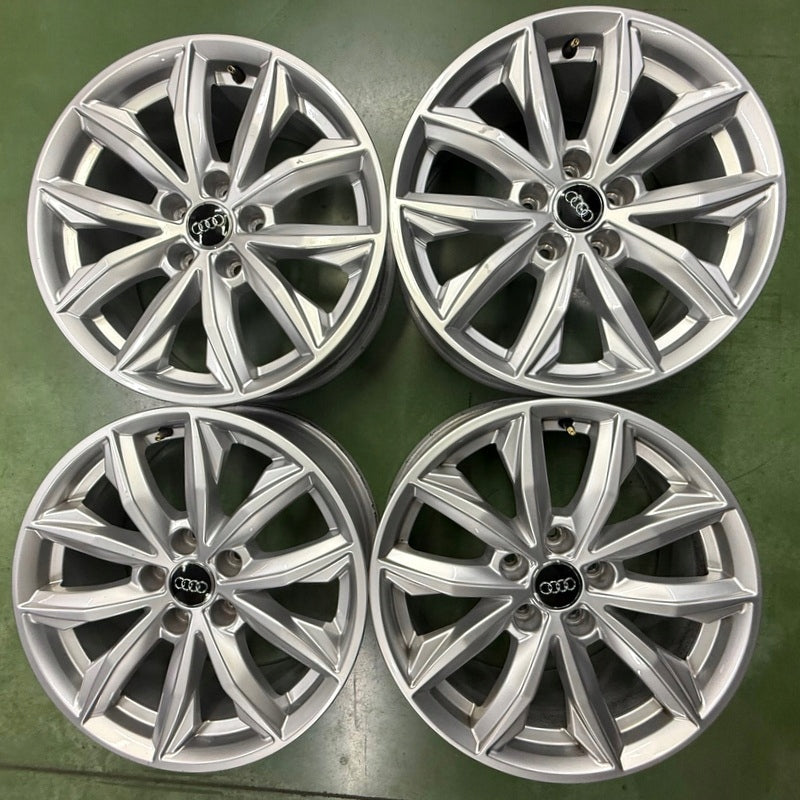 4x Alufelge 17 Zoll 7.0" 5x112 34ET Glanz Silber 80A601025 Audi Rim Wheel FEL7779911598qi