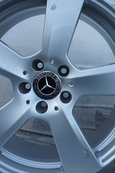 4x Alufelge 18 Zoll 8.5" 5x112 48ET Glanz Silber A2124011302 Mercedes-Benz FEL2621481142kk