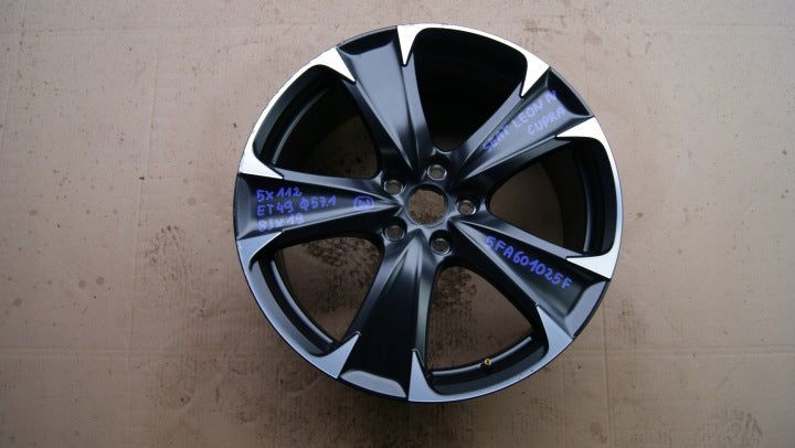 1x Alufelge 19 Zoll 8.0" 5x112 5FA601025F Seat Leon Rim Wheel FEL9049178676hc