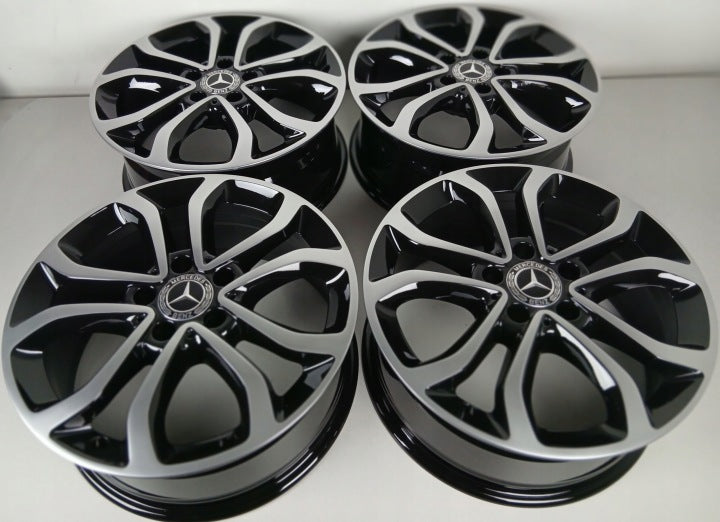 4x Alufelge 17 Zoll 7.0" 5x112 48 5ET A2054010200 Mercedes-Benz W205 Rim Wheel FEL1189365130dj