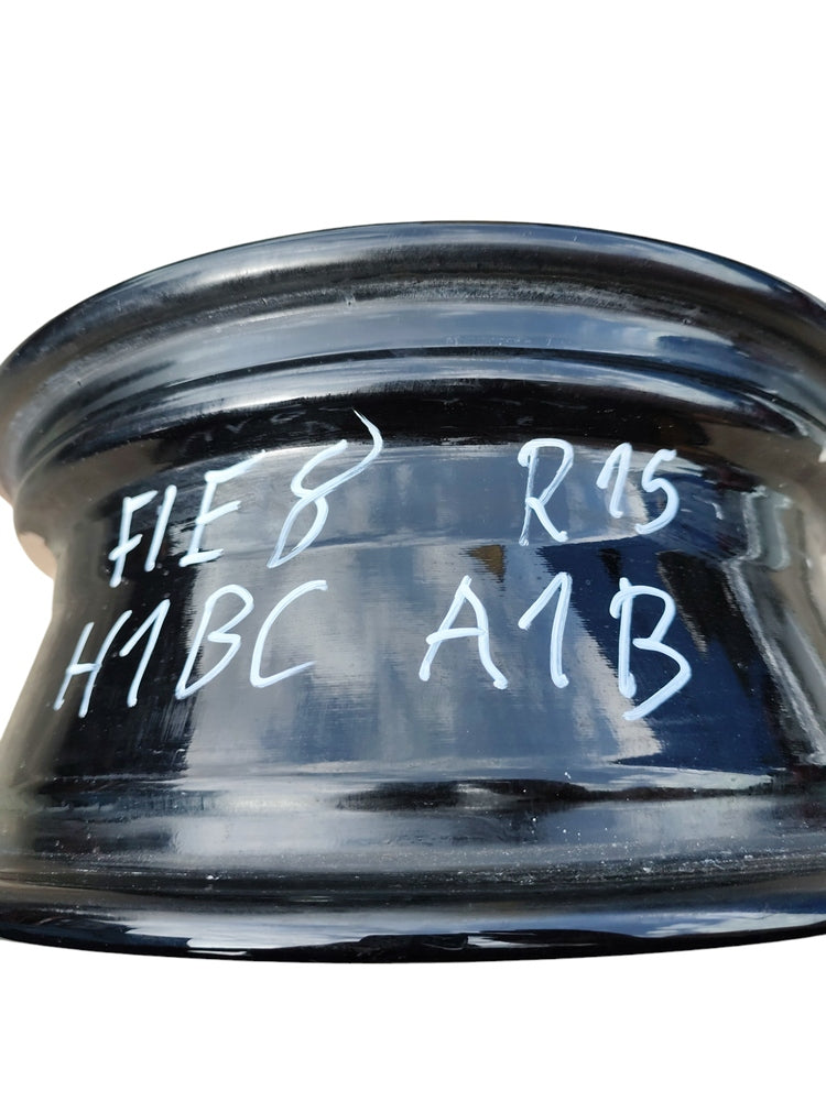 1x Alufelge 15 Zoll 6.0" 4x108 45ET Glanz Schwarz H1BJ-1007-J1A Ford Fiesta