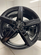 Laden Sie das Bild in den Galerie-Viewer, 4x Alufelge 18 Zoll 8.0" 5x112 47ET Glanz Schwarz 8K0071498A Audi A6 A4 FEL7003248296os