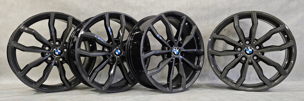 4x Alufelge 18 Zoll 6.5" 5x112 41ET Glanz Grau 6877550 BMW F45 F39 F48 F40 F46 FEL6157430808jx