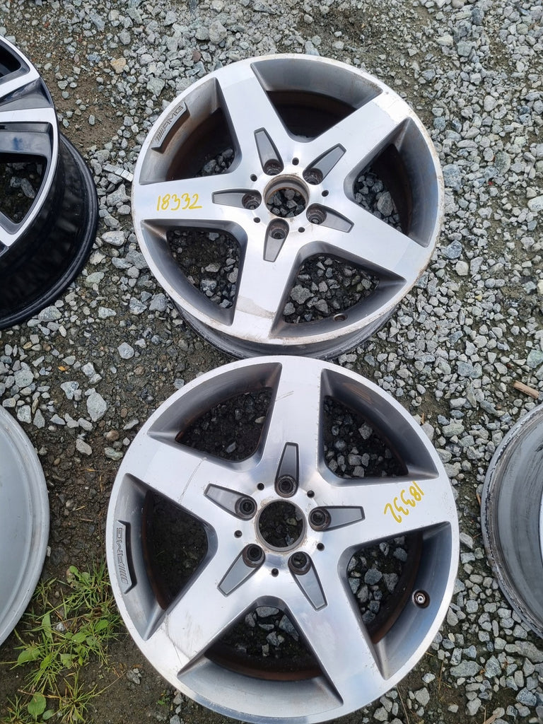 1x Alufelge 18 Zoll 7.0" 5x112 46ET Glanz Grau A1564010500 Mercedes-Benz Mg