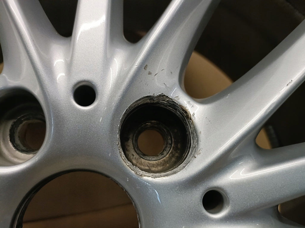 1x Alufelge 17 Zoll 7.5" 5x112 54ET Glanz Silber 8Y0601025BF BMW F45 F40