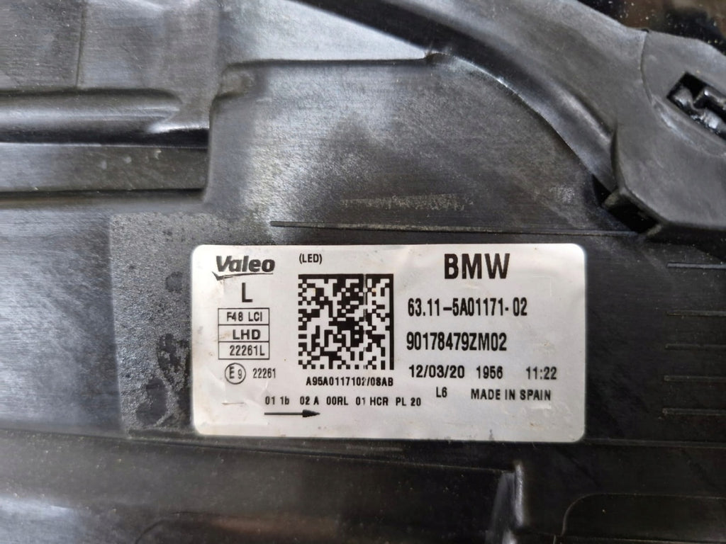 Frontscheinwerfer BMW X1 F48 5A01171 Links Scheinwerfer Headlight SCH9184876151wx