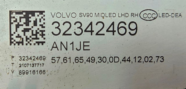 Frontscheinwerfer Volvo S90 V90 32342469 LED Rechts Scheinwerfer Headlight SCH8084287708oi