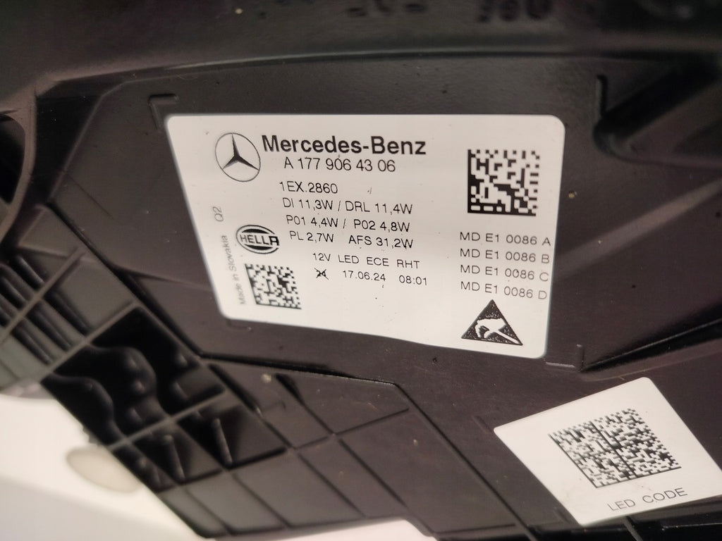 Frontscheinwerfer Mercedes-Benz W177 A1779064406 Full LED Rechts oder Links SCH8201447233he