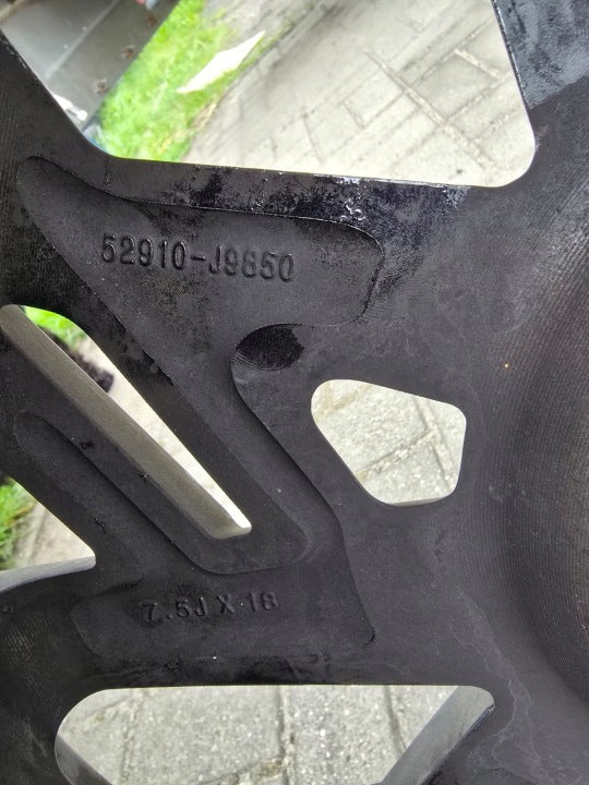 1x Alufelge 18 Zoll 7.5" 5x114.3 52ET 52910-J9850 Hyundai Tucson Elantra FEL5654200527nv