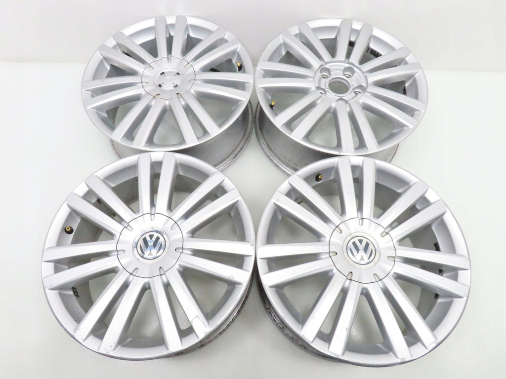 4x Alufelge 17 Zoll 7.0" 5x112 47ET Silber 1T0601025B VW Passat Touran Caddy I FEL8312429919fp
