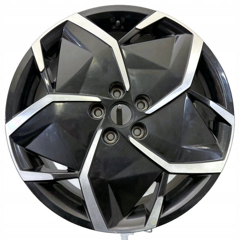 1x Alufelge 19 Zoll 7.5" 5x114.3 49 5ET Glanz Schwarz 52910-G1110 Hyundai I FEL6876782074om