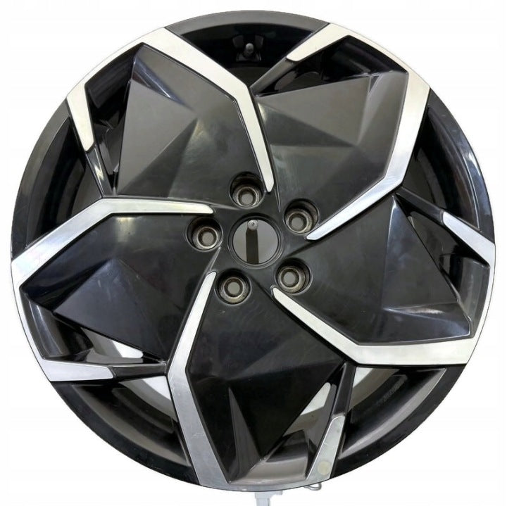 1x Alufelge 19 Zoll 7.5" 5x114.3 49 5ET Glanz Schwarz 52910-G1110 Hyundai I FEL6876782074om