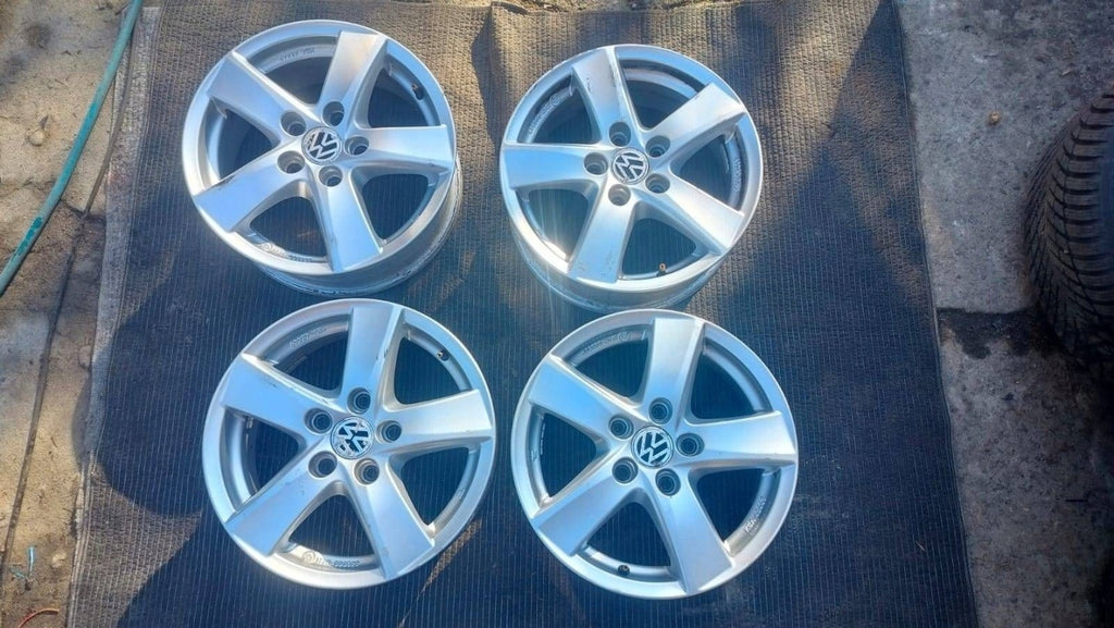 4x Alufelge 15 Zoll 6.0" 5x112 43ET KBA48449 VW Golf VII I Rim Wheel FEL9534726480lb