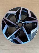 Load image into Gallery viewer, 1x Alufelge 19 Zoll 7.5" 5x112 50ET Glanz Schwarz 10A601025 Vw Rim Wheel FEL3728872083ed