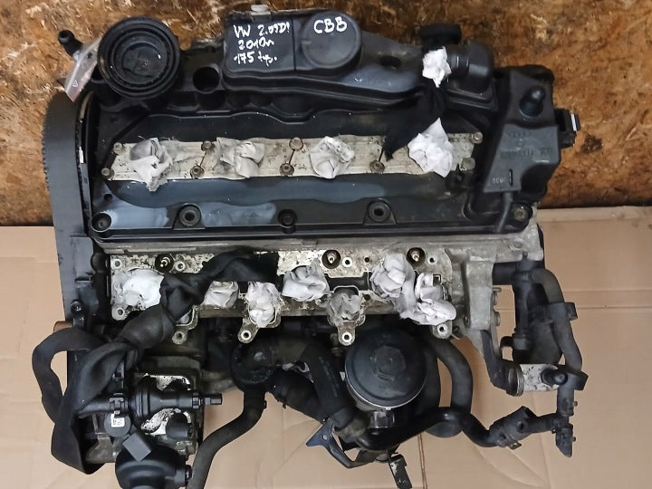 Motor Audi Seat Skoda VW CBB 2.0 TDI 175TKm 2010 Engine Unkomplett MOT9213560761dy