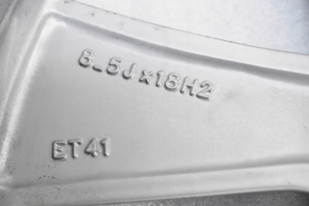 1x Alufelge 18 Zoll 8.5" 5x112 41ET Glanz Silber 3V0601025BC Skoda Superb Iii