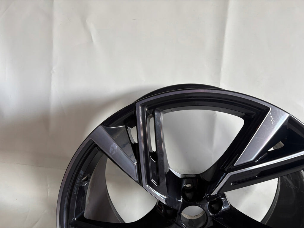 1x Alufelge 22 Zoll 10.5" 5x112 19ET Glanz Schwarz 4K0601025DK Audi D5 Rim Wheel FEL4383043070ik