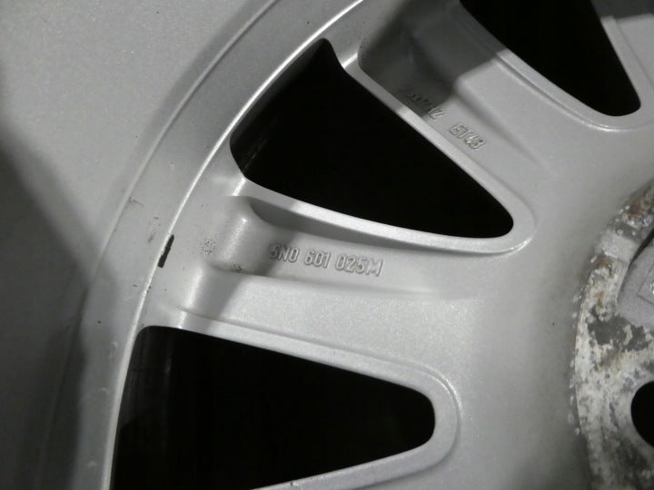 4x Alufelge 17 Zoll 7.0" 5x112 43ET Matt Silber 5N0601025M VW Tiguan Rim Wheel FEL3789077493lm