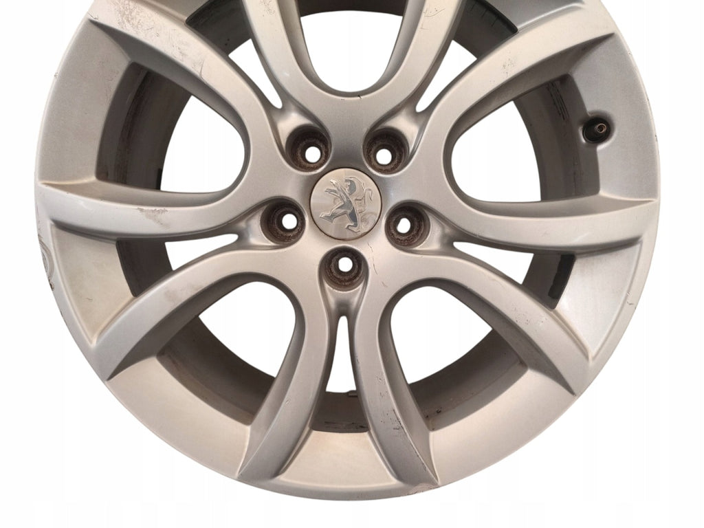 1x Alufelge 18 Zoll 7.5" 5x108 49ET Glanz Silber 9671401880 Peugeot 508 I FEL4464411934eg