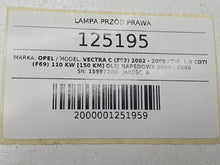 Laden Sie das Bild in den Galerie-Viewer, Frontscheinwerfer Opel Vectra C 15987200 Xenon Rechts Scheinwerfer Headlight SCH8407617698ik