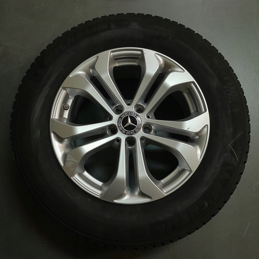 4x Alufelge 17 Zoll 7.5" 5x112 36ET Silber A2534010600 Mercedes-Benz Glc X253 FEL2124436567sq