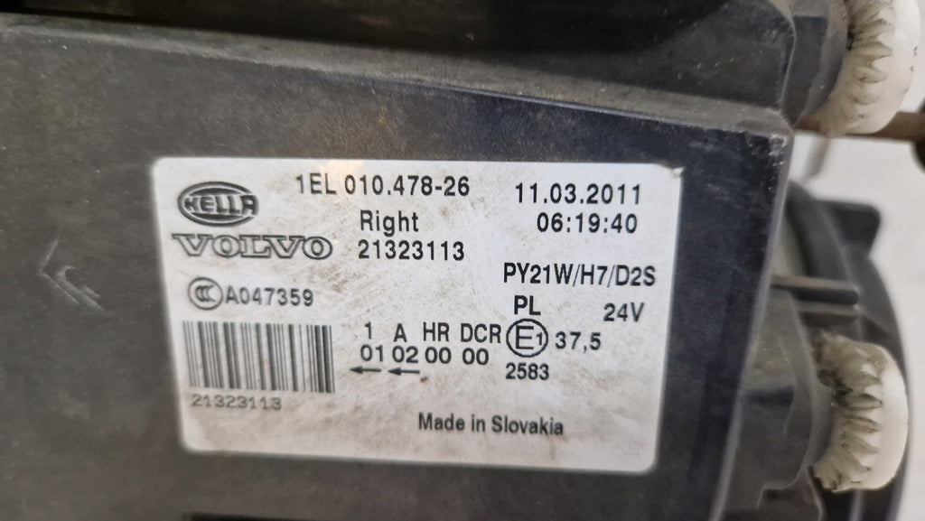 Frontscheinwerfer Volvo 21323113 Rechts Scheinwerfer Headlight SCH1899031538uv
